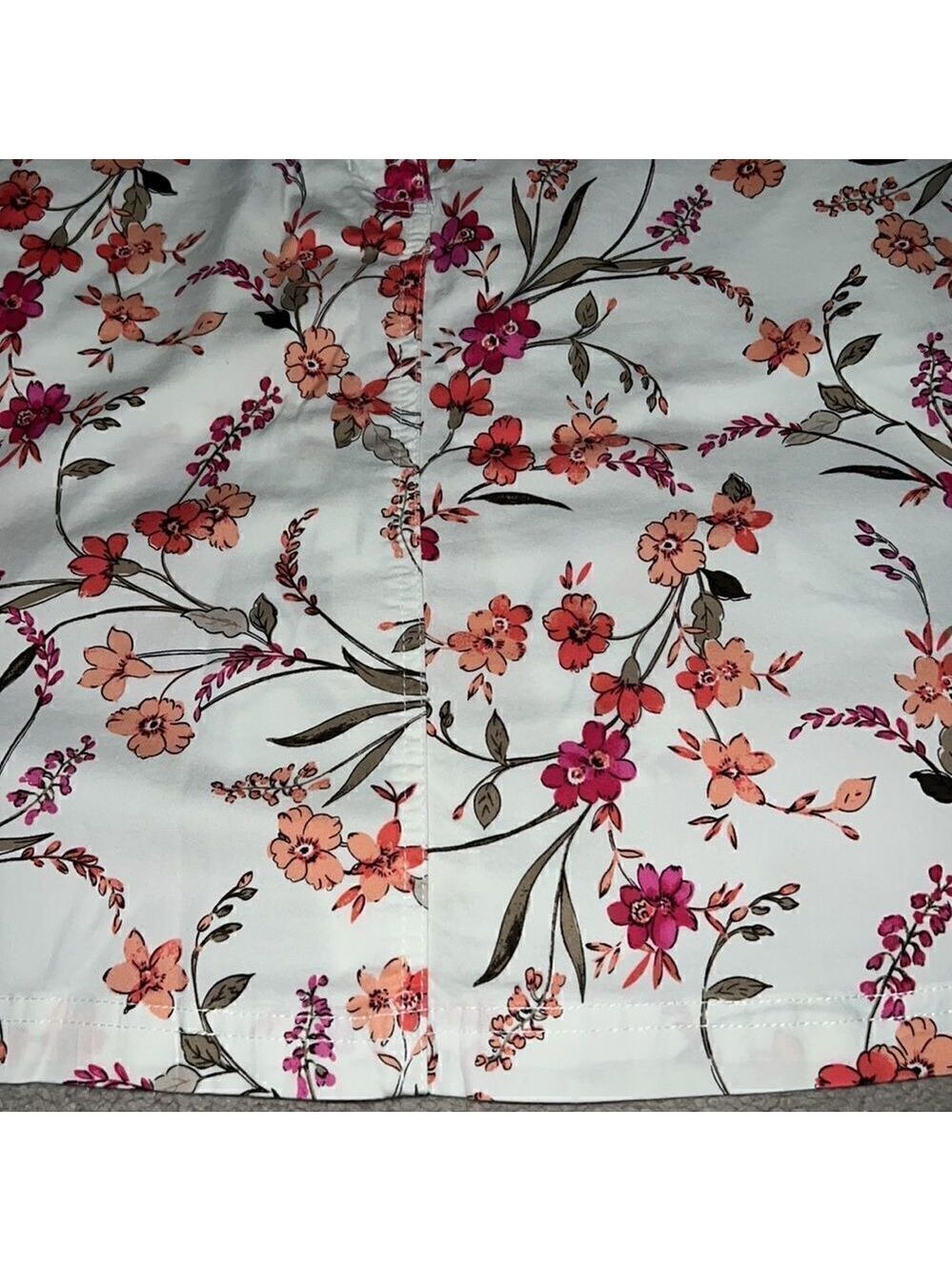 KAREN SCOTT White Floral Skirt - Picture 3 of 8